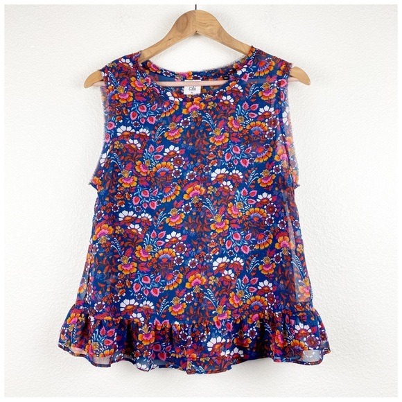 Cabi Lindsey‎ Floral Tank Size Medium - Picture 1 of 9